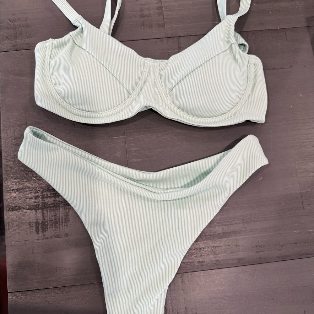 Zaful Green Underwire Bra Intimates